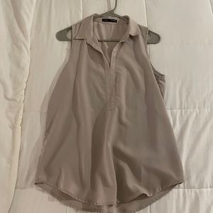 Femme Stone Chiffon Tank Top (Size Medium)
